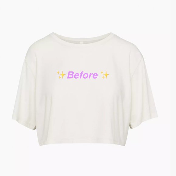 ✨Upcycled | Aritzia Babaton Tie-Dye Crew Neck Relaxed Crop Top | Small - Picture 8 of 12